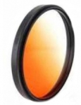 Градиентный оранжевый фильтр 55 мм